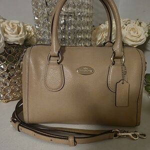 Coach Tan Leather Satchel